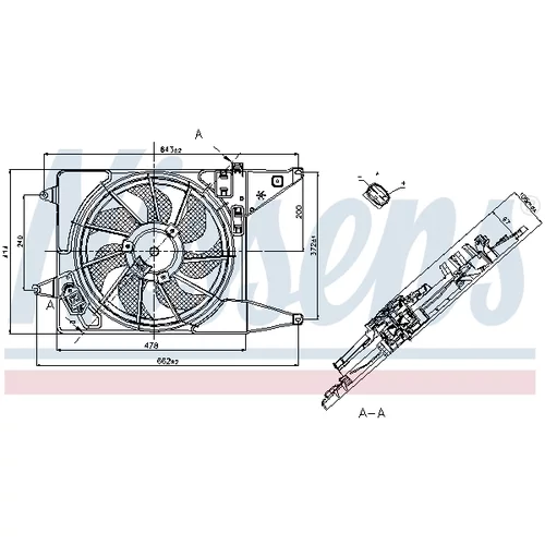 Ventilátor chladenia motora 85710 /NISSENS/ - obr. 5