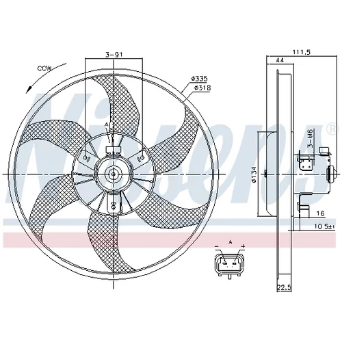 Ventilátor chladenia motora 85782 /NISSENS/ - obr. 5