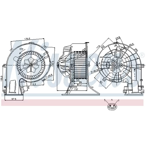 Vnútorný ventilátor 87025 /NISSENS/ - obr. 10