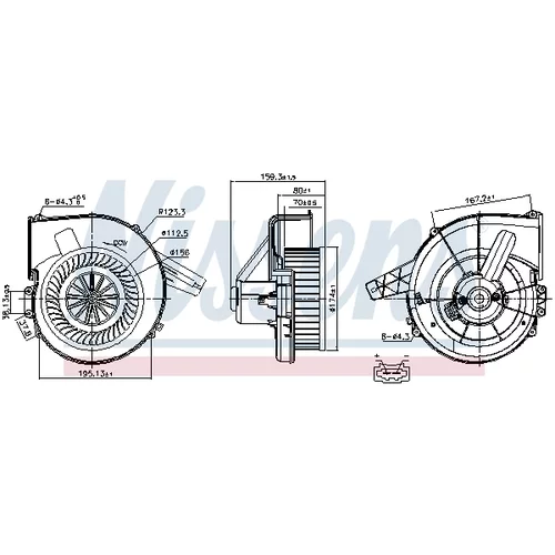 Vnútorný ventilátor 87028 /NISSENS/ - obr. 5