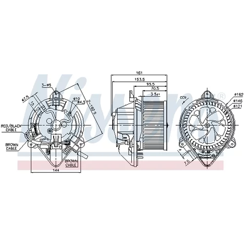 Vnútorný ventilátor 87130 /NISSENS/ - obr. 5