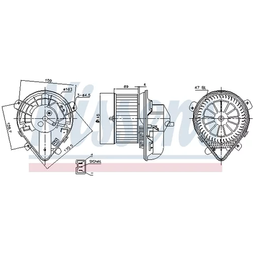 Vnútorný ventilátor 87178 /NISSENS/ - obr. 5