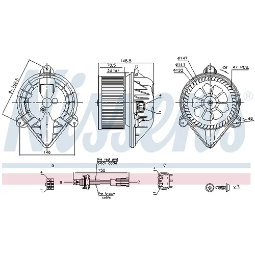 Vnútorný ventilátor 87183 /NISSENS/ - obr. 5
