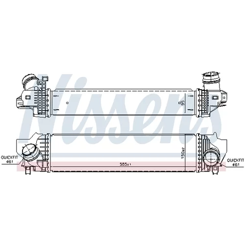 Chladič plniaceho vzduchu 96377 /NISSENS/ - obr. 4