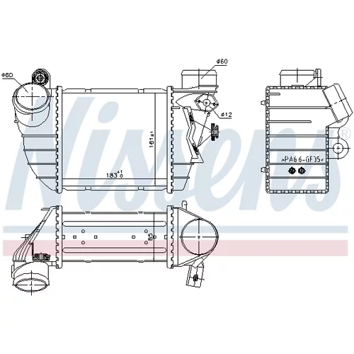 Chladič plniaceho vzduchu 96747 /NISSENS/ - obr. 5