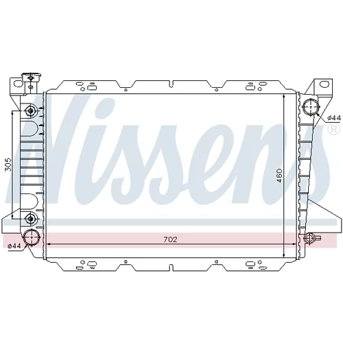 Chladič motora 620981 /NISSENS/ - obr. 6