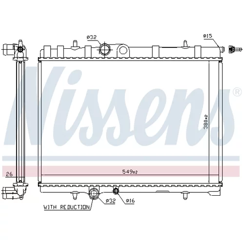 Chladič motora 63744A /NISSENS/ - obr. 5