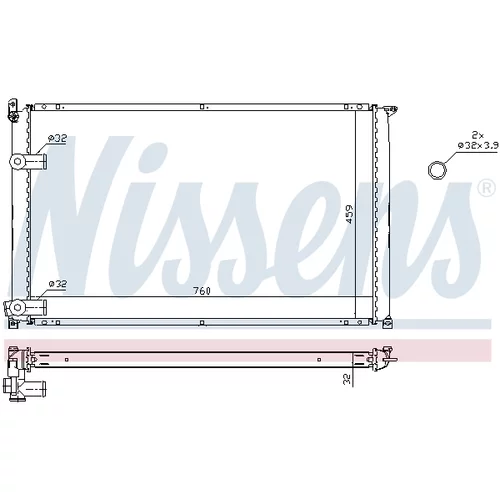 Chladič motora 63935A /NISSENS/ - obr. 5