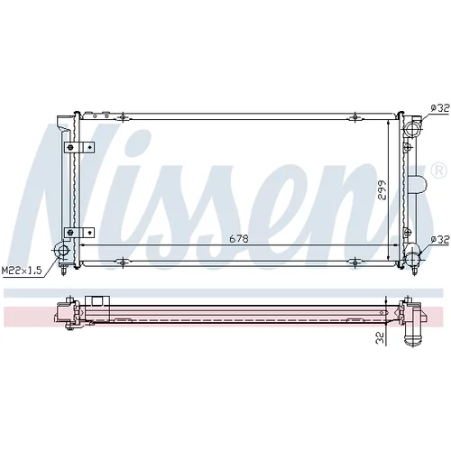 Chladič motora 640041 /NISSENS/ - obr. 4