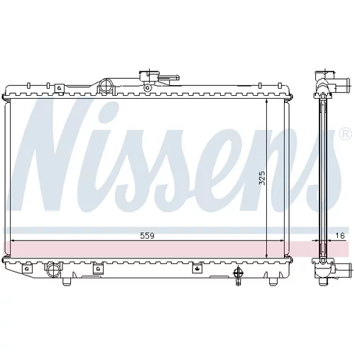 Chladič motora 64773 /NISSENS/ - obr. 6