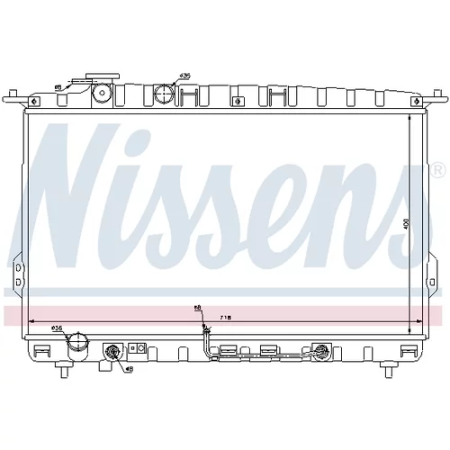 Chladič motora 67027 /NISSENS/ - obr. 4