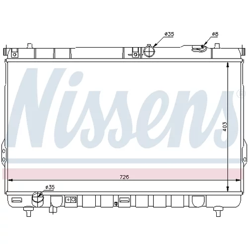 Chladič motora 67031 /NISSENS/ - obr. 4