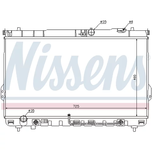 Chladič motora 67036 /NISSENS/ - obr. 4