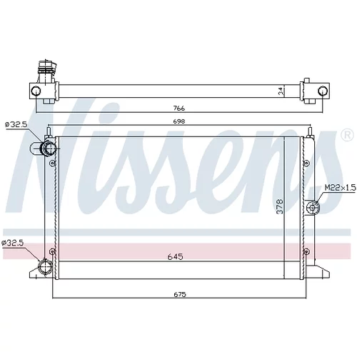 Chladič motora 67304 /NISSENS/ - obr. 4