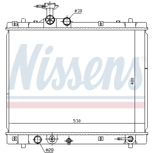 Chladič motora 69402 /NISSENS/ - obr. 4
