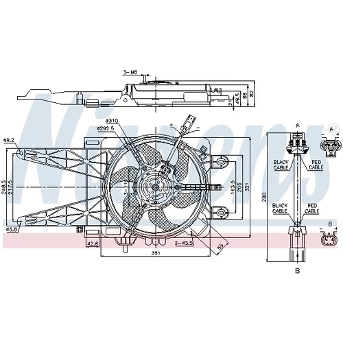 Ventilátor chladenia motora 85051 /NISSENS/ - obr. 5