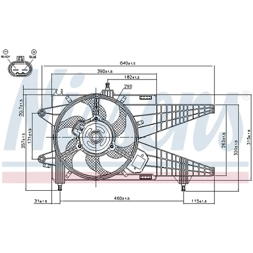 Ventilátor chladenia motora 85137 /NISSENS/ - obr. 5