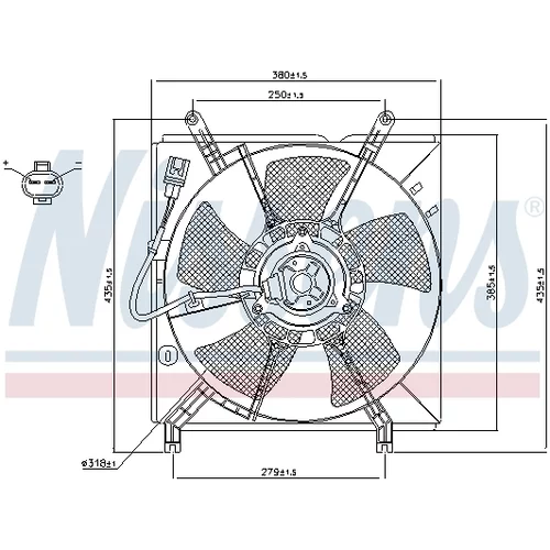 Ventilátor chladenia motora 85238 /NISSENS/ - obr. 5