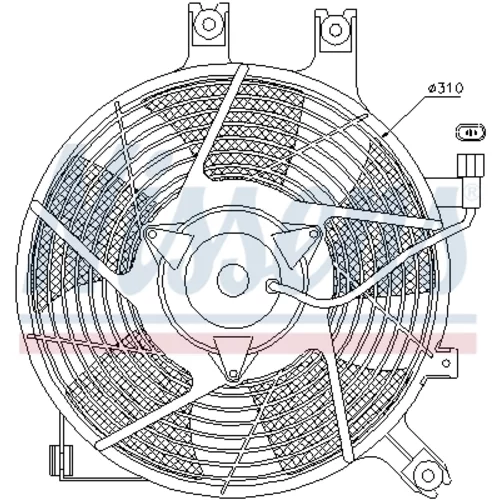 Ventilátor chladenia motora 85384 /NISSENS/ - obr. 5