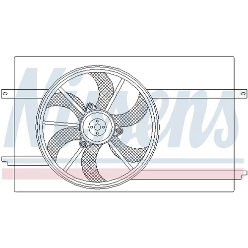Ventilátor chladenia motora 85593 /NISSENS/ - obr. 5