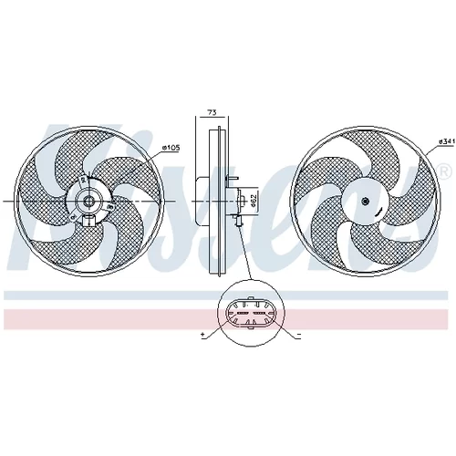 Ventilátor chladenia motora 85672 /NISSENS/ - obr. 6