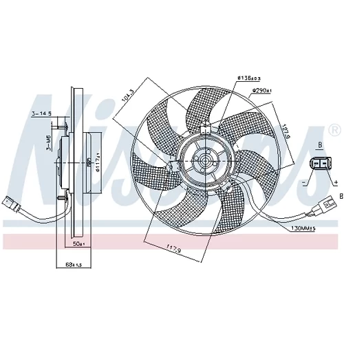 Ventilátor chladenia motora 85680 /NISSENS/ - obr. 5