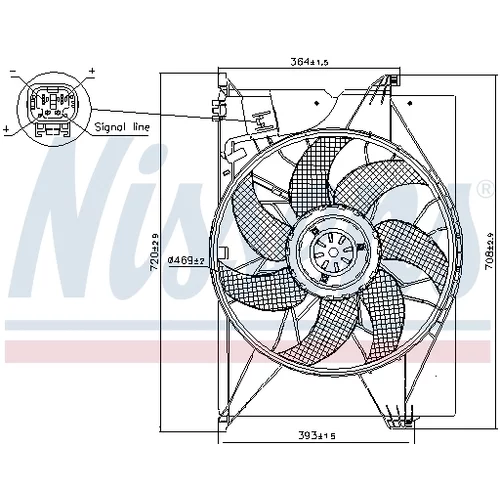 Ventilátor chladenia motora 85741 /NISSENS/ - obr. 4