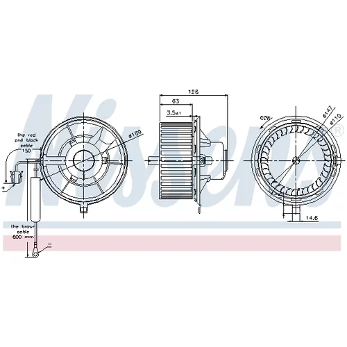 Vnútorný ventilátor 87031 /NISSENS/ - obr. 5