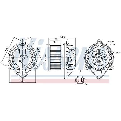 Vnútorný ventilátor 87173 /NISSENS/ - obr. 5