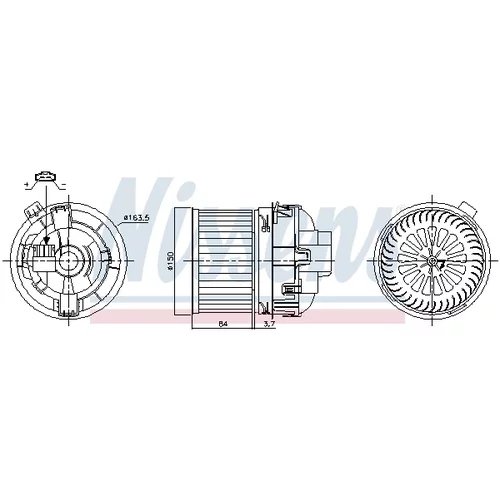 Vnútorný ventilátor 87468 /NISSENS/ - obr. 5
