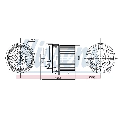 Vnútorný ventilátor 87508 /NISSENS/ - obr. 5