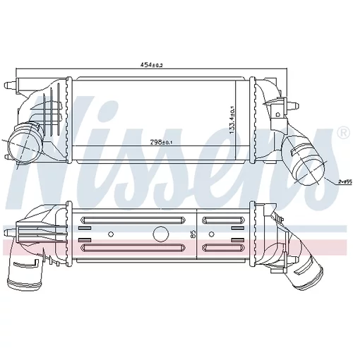 Chladič plniaceho vzduchu 96719 /NISSENS/ - obr. 4