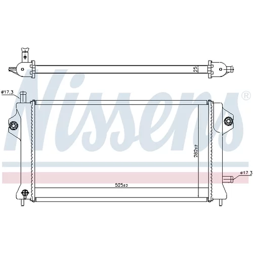 Chladič motora 606529 /NISSENS/ - obr. 4