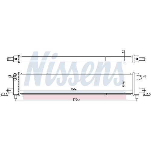 Chladič motora 606545 /NISSENS/ - obr. 4