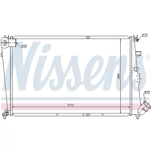 Chladič motora 61303 /NISSENS/ - obr. 4