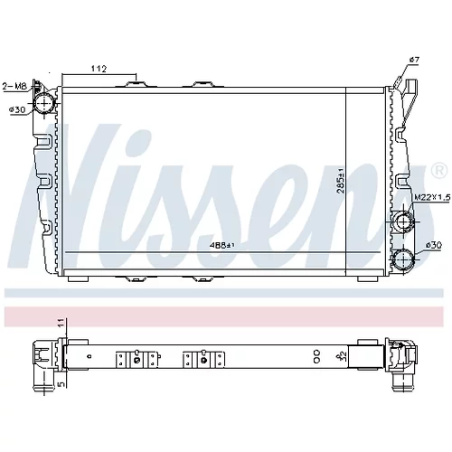 Chladič motora 64010 /NISSENS/ - obr. 4