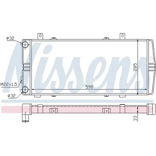 Chladič motora 64102 /NISSENS/ - obr. 4