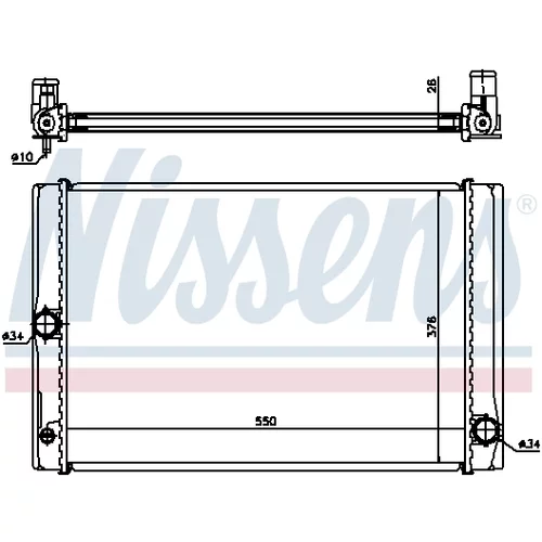 Chladič motora 64691 /NISSENS/ - obr. 5
