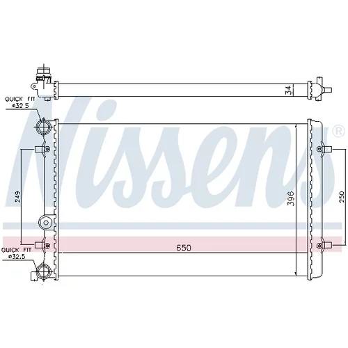 Chladič motora 65011 /NISSENS/ - obr. 4