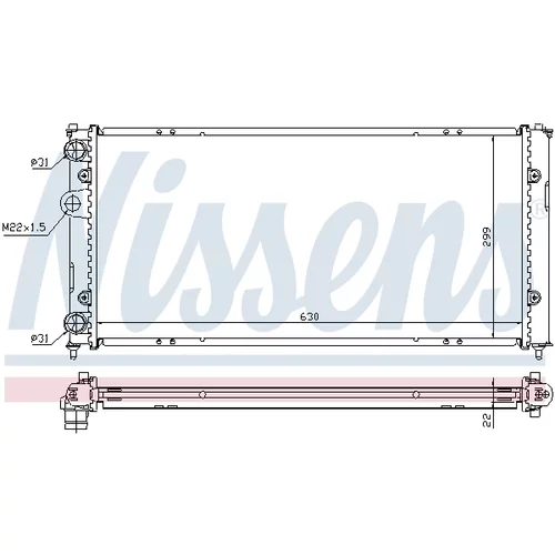 Chladič motora 673001 /NISSENS/ - obr. 4