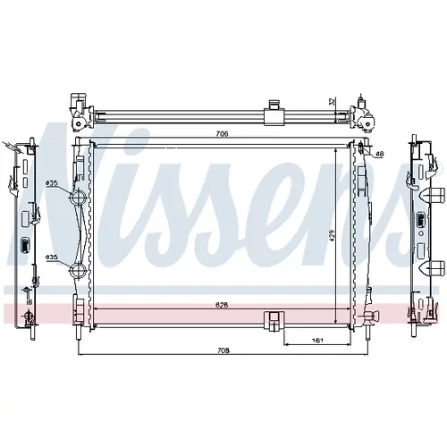 Chladič motora 67361 /NISSENS/ - obr. 4