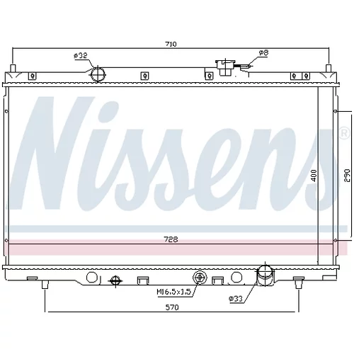 Chladič motora 68103 /NISSENS/ - obr. 4