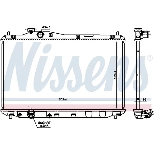 Chladič motora 681377 /NISSENS/ - obr. 4