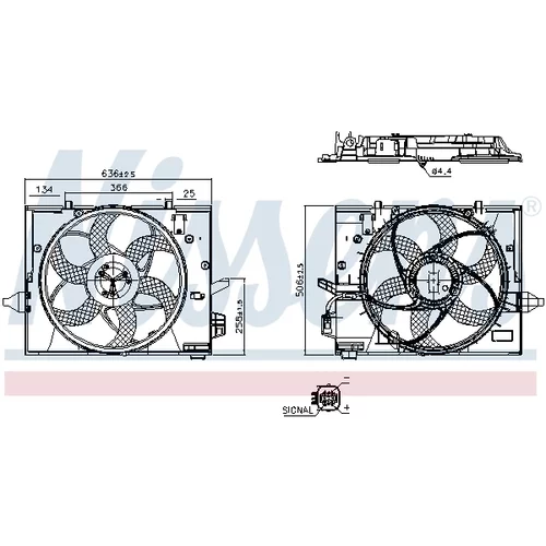 Ventilátor chladenia motora 850126 /NISSENS/ - obr. 5