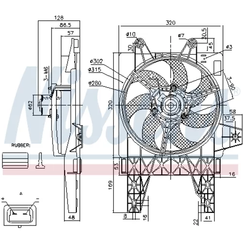 Ventilátor chladenia motora 85140 /NISSENS/ - obr. 5