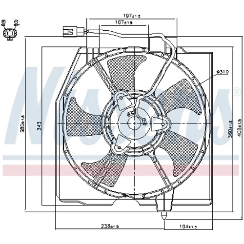 Ventilátor chladenia motora 85224 /NISSENS/ - obr. 5