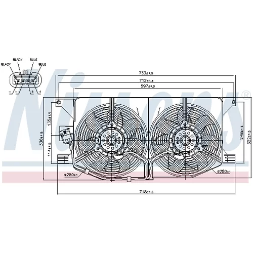 Ventilátor chladenia motora 85402 /NISSENS/ - obr. 5