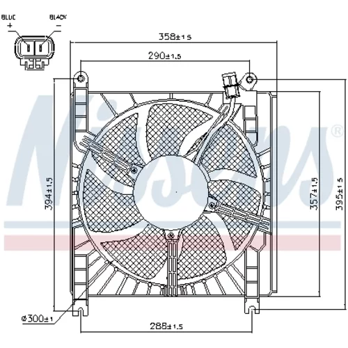Ventilátor chladenia motora 85415 /NISSENS/ - obr. 5