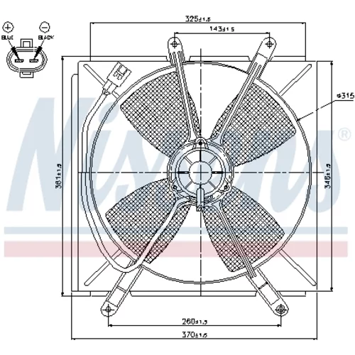 Ventilátor chladenia motora 85533 /NISSENS/ - obr. 5
