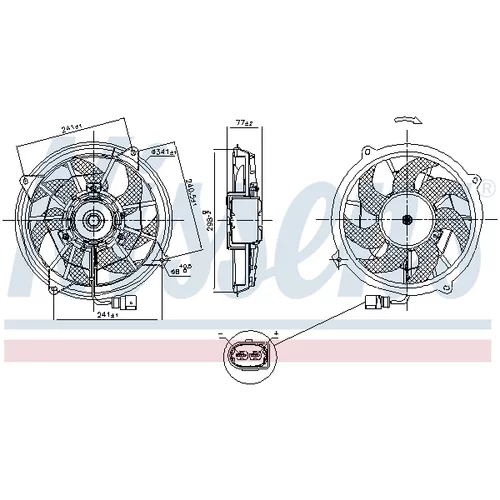 Ventilátor chladenia motora 85909 /NISSENS/ - obr. 5